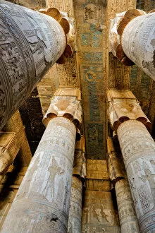 Images Dated 7th January 2016: Temple of Hathor, Dendera, Egypt