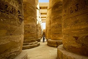 Images Dated 3rd January 2016: Temple of Karnak, Great Hypostyle Hall, Luxor, Egypt