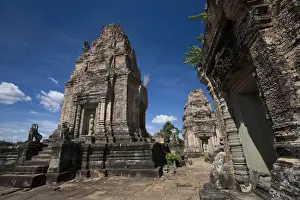 Historical Periods Prints: Temple ruins in the ancient city of Angkor Wat, Northwestern Cambodia
