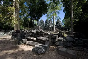 Historical Periods Prints: Temple ruins in the ancient city of Angkor Wat, Northwestern Cambodia