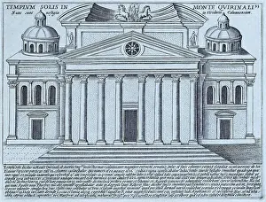 Original Date Prints: Temple of the Sun on the Quirinal Hill