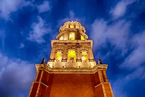 Images Dated 31st July 2016: Templo San Francisco ( San Francisco Temple ) at dawn - Queretaro, Mexico