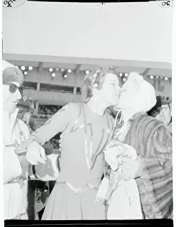 Tenley Albright Kissing Her Mother