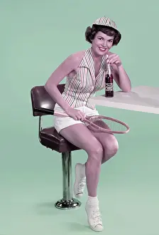 Beverages Prints: A Tennis Break