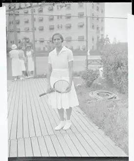 Long Beach Prints: Tennis Champ Maud Levi