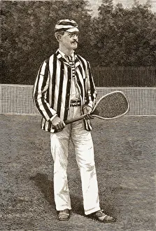 One Person Only Prints: Tennis Player