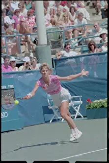 Chris Evert Prints: Tennis Player Chris Evert Lloyd in Action on the Court