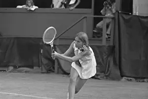 Tennis Player Evert in US Open