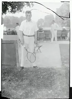 Tennis Player Posing