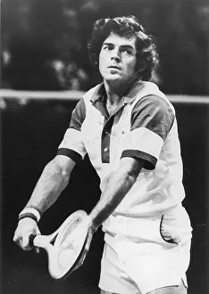 Tennis player Tom Gorman in Vienna 1974
