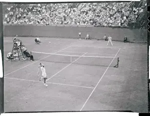 Tennis Players on Court