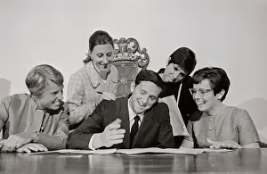 Tennis Players Signing Contract for Tennis League