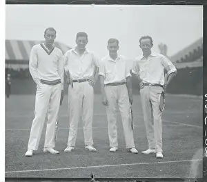 Williams Prints: Tennis players Stopping Play For Camera