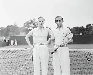 Chestnut Hill Prints: Tennis Players von Cramm and Henkel