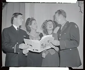 Tennis Stars Gather for War Bond Rally