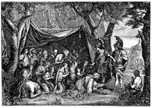 Persian Culture Collection: The Tent of Darius by Charles Le Brun