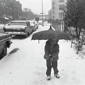 Huty28212 Prints: Tentative Steps In Snowy Astoria