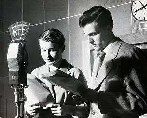 Announcer Prints: Tenth Anniversary for Radio Free Europe