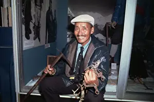 Tenzing Norgay Holding Climbing Equipment