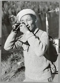 Tenzing Norgay Taking Pictures
