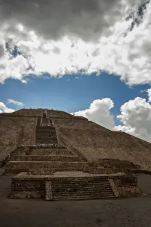 Central Mexico Prints: Teotihuacan Mexico Pyramids