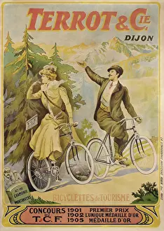 Touring Prints: Terrot & Cie, Dijon Bicyclettes de Tourisme