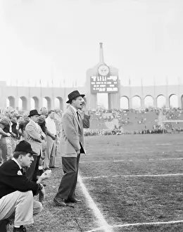 Sideline Prints: Terry Brennah Standing on Sidelines
