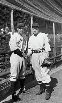 Bill Terry And Joe Cronin Shake Hands