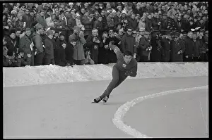 Innsbruck Prints: Terry McDermott Speed Skating at Olympics