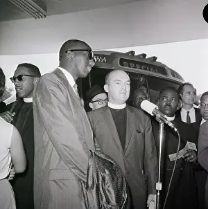 Minister Prints: Testing Of Bus Desegregation