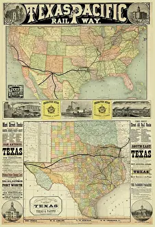 Route Prints: Texas and Pacific Railway