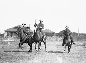 Texas Rangers Securing Area
