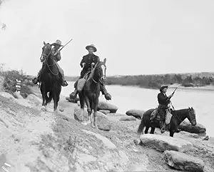Texas Rangers Securing Area