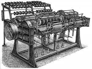 Linen Prints: Textile Flat Stretching Machine
