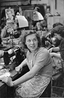Sewing Machine Prints: Textile Worker
