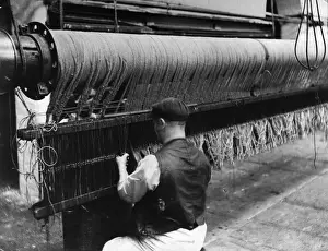 Occupations Manufacturing Europe Prints: Textiles Mill