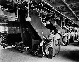 Mill Prints: Textiles Being Examined Before Shipment