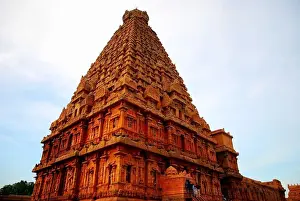 Tamil Nadu Prints: Thanjavur Temple
