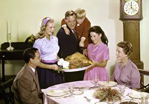Thanksgiving Dinner Scene on National Velvet