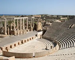 Arabic Style Prints: Theatre at Leptis Magna
