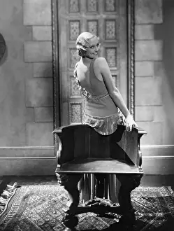 Prints of 1931: Perky American actress Thelma Todd (1905-1935) stars in the Laurel and Hardy film Chickens Come Home' Timeless Comedy Icons: Classic Moments from the Legendary Duo: Thelma Todd