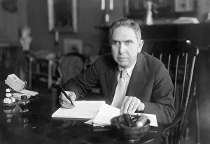 Studying Prints: Theodore Dreiser Making Notes