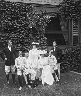 Theodore Roosevelt With His Family