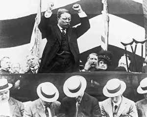 Theodore Roosevelt Speaking