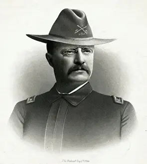 Commander Prints: Theodore Roosevelt in Uniform