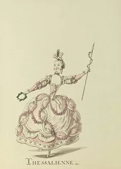 The Magical World of Illustration Gallery: Thessalienne (Thessalian) - example illustration of a ballet character