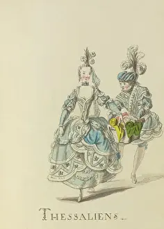 Thessaliens (Thessalians) - example illustration of a ballet character