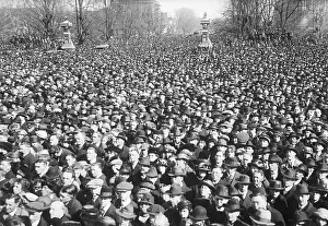 Inauguration Prints: Thick Crowd At Pres. Harding'S Inaugurat