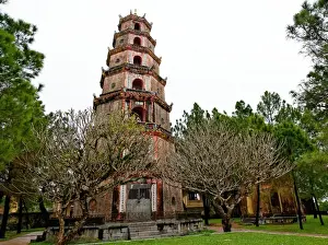 Thien Mu Pagoda in Hue, Vietnam