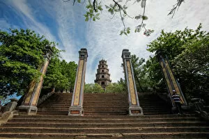 Images Dated 24th April 2013: Thien Mu Pagoda, Hue, Vietnam
